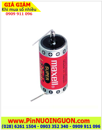 Maxell ER17/33 (chân thép), Pin nuôi nguồn Maxell ER17/33 Super Lithium 3.6v 2/3A 1600mAh, X.xứ Nhật